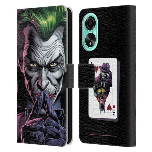 Batman DC Comics Three Jokers The Criminal Leather Book Wallet Case Cover For OPPO A78 4G