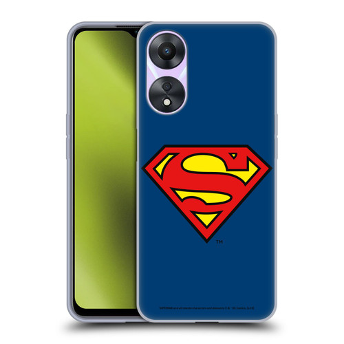 Superman DC Comics Logos Classic Soft Gel Case for OPPO A78 5G