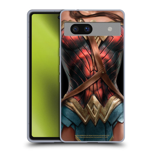 Wonder Woman Movie Character Art Costume Soft Gel Case for Google Pixel 7a