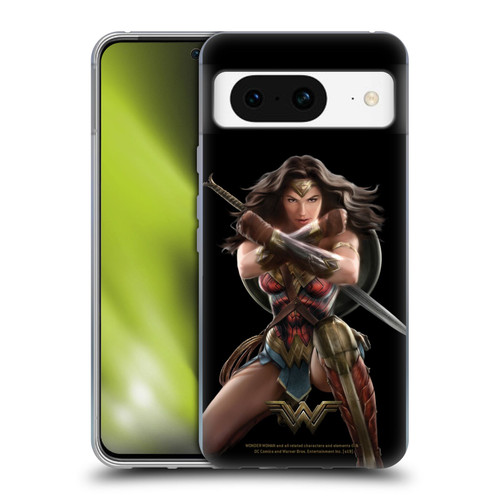 Wonder Woman Movie Character Art Bracelets Of Submission Soft Gel Case for Google Pixel 8