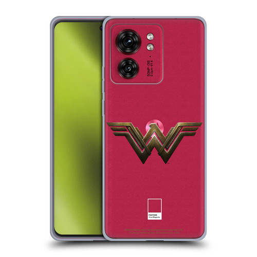 Wonder Woman Movie Logos Main Soft Gel Case for Motorola Moto Edge 40