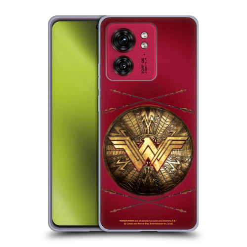 Wonder Woman Movie Logos Shield And Arrows Soft Gel Case for Motorola Moto Edge 40