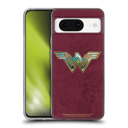 Wonder Woman Movie Logos Themiscyra Soft Gel Case for Google Pixel 8