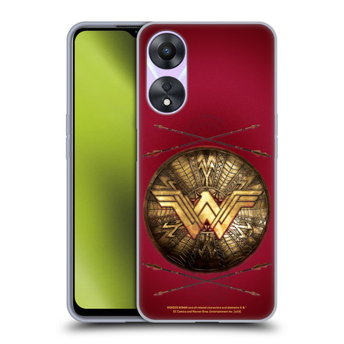 Wonder Woman Movie Logos Shield And Arrows Soft Gel Case for OPPO A78 5G