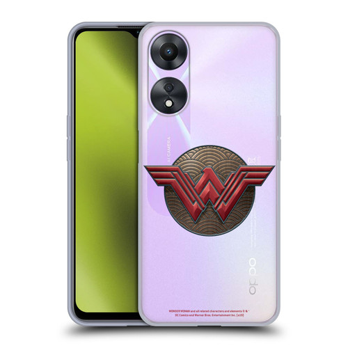 Wonder Woman Movie Logos Waves Soft Gel Case for OPPO A78 5G