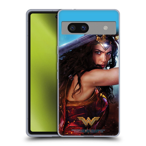 Wonder Woman Movie Posters Godkiller Sword 2 Soft Gel Case for Google Pixel 7a