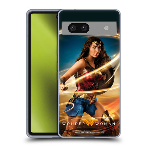 Wonder Woman Movie Posters Lasso Of Truth Soft Gel Case for Google Pixel 7a