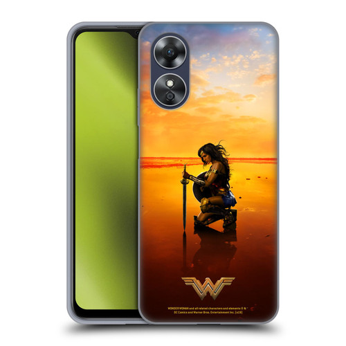 Wonder Woman Movie Posters Sword And Shield Soft Gel Case for OPPO A17
