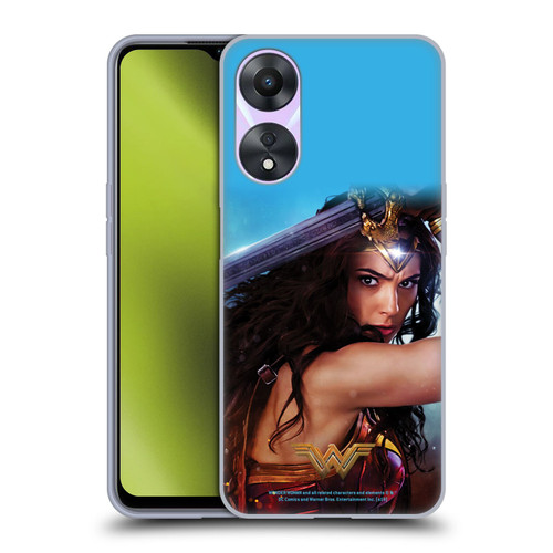 Wonder Woman Movie Posters Godkiller Sword 2 Soft Gel Case for OPPO A78 5G