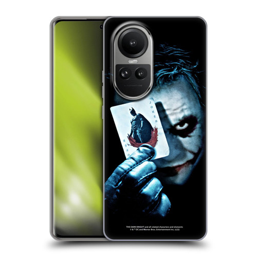 The Dark Knight Key Art Joker Card Soft Gel Case for OPPO Reno10 5G / Reno10 Pro 5G