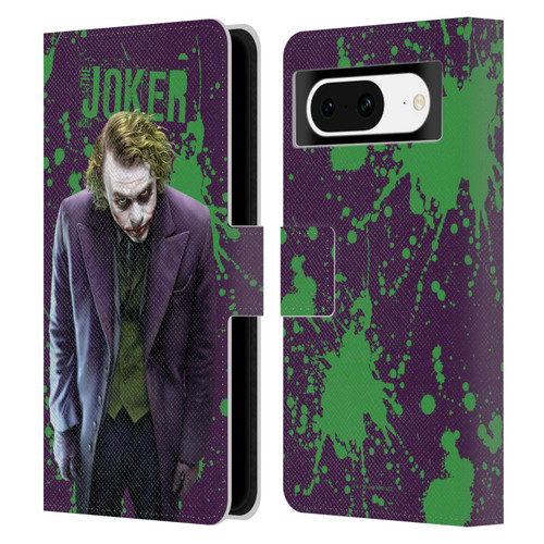 The Dark Knight Graphics Character Art Leather Book Wallet Case Cover For Google Pixel 8