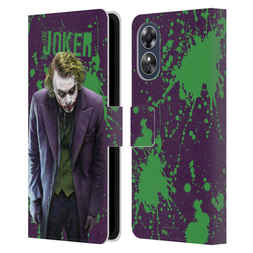 The Dark Knight Graphics Character Art Leather Book Wallet Case Cover For OPPO A17