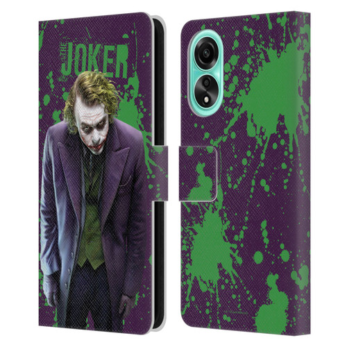 The Dark Knight Graphics Character Art Leather Book Wallet Case Cover For OPPO A78 4G