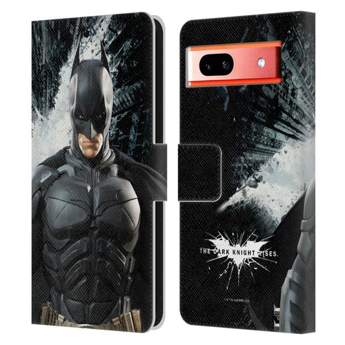 The Dark Knight Rises Character Art Batman Leather Book Wallet Case Cover For Google Pixel 7a