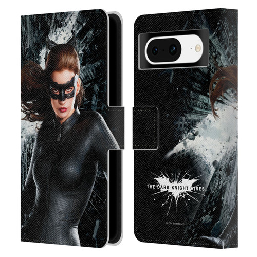 The Dark Knight Rises Character Art Catwoman Leather Book Wallet Case Cover For Google Pixel 8