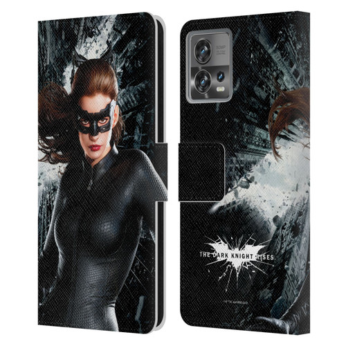 The Dark Knight Rises Character Art Catwoman Leather Book Wallet Case Cover For Motorola Moto Edge 30 Fusion