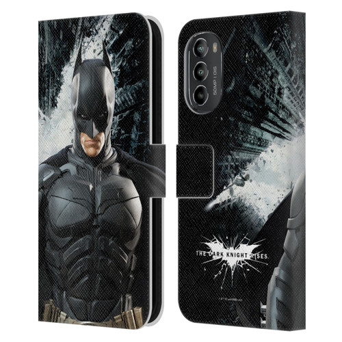 The Dark Knight Rises Character Art Batman Leather Book Wallet Case Cover For Motorola Moto G82 5G