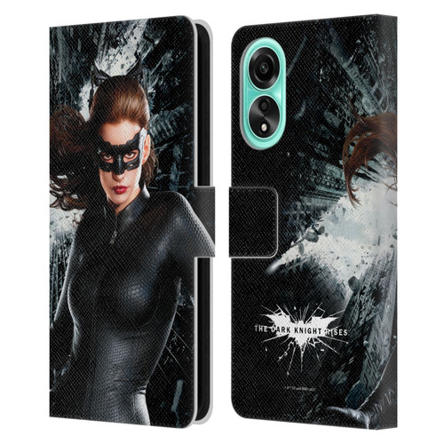 The Dark Knight Rises Character Art Catwoman Leather Book Wallet Case Cover For OPPO A78 5G