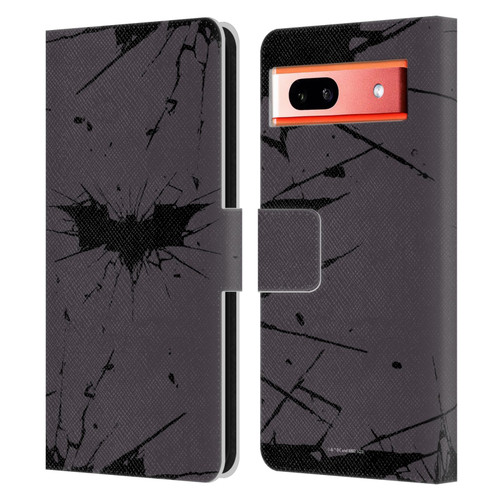 The Dark Knight Rises Logo Black Leather Book Wallet Case Cover For Google Pixel 7a