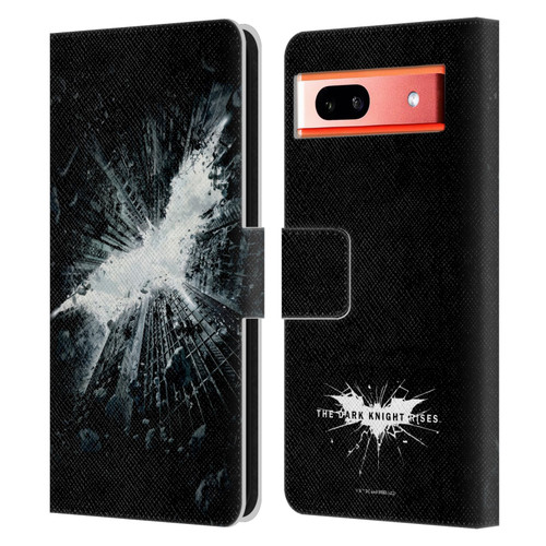 The Dark Knight Rises Logo Poster Leather Book Wallet Case Cover For Google Pixel 7a