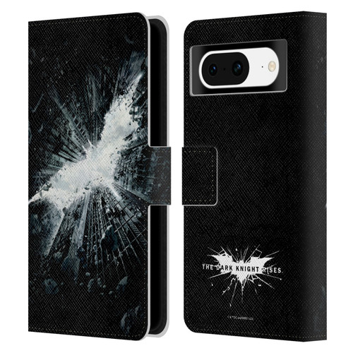 The Dark Knight Rises Logo Poster Leather Book Wallet Case Cover For Google Pixel 8