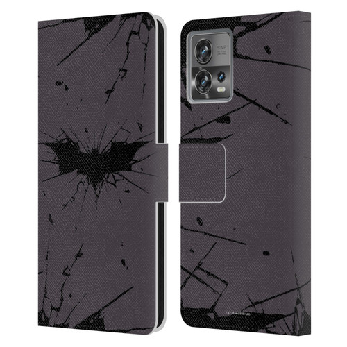 The Dark Knight Rises Logo Black Leather Book Wallet Case Cover For Motorola Moto Edge 30 Fusion