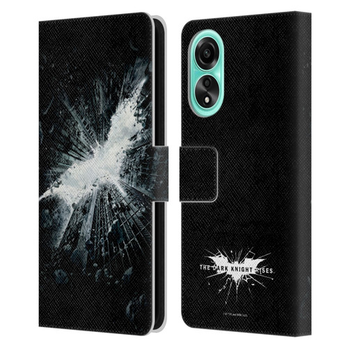 The Dark Knight Rises Logo Poster Leather Book Wallet Case Cover For OPPO A78 5G