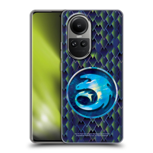 How To Train Your Dragon III Night And Light Night Dragonscale Pattern Soft Gel Case for OPPO Reno10 5G / Reno10 Pro 5G
