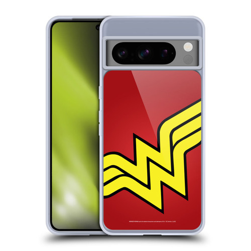 Wonder Woman DC Comics Logos Oversized Soft Gel Case for Google Pixel 8 Pro