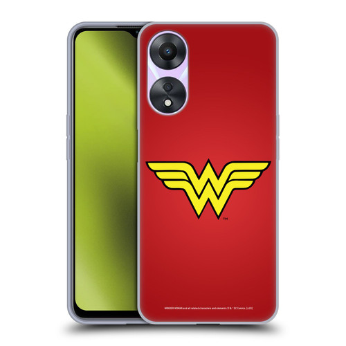 Wonder Woman DC Comics Logos Classic Soft Gel Case for OPPO A78 4G