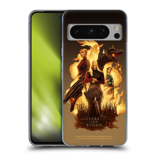 House Of The Dragon: Television Series Art Iron Throne Soft Gel Case for Google Pixel 8 Pro