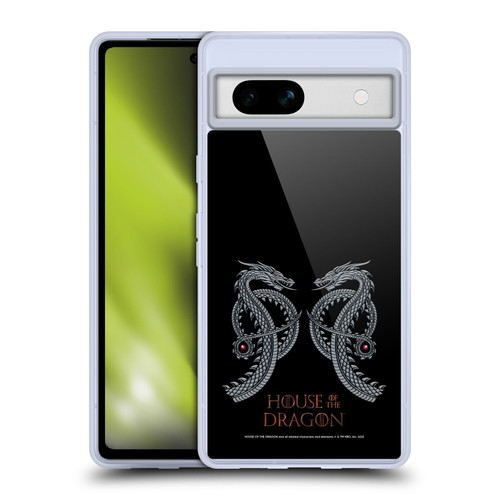 House Of The Dragon: Television Series Graphics Dragon Soft Gel Case for Google Pixel 7a