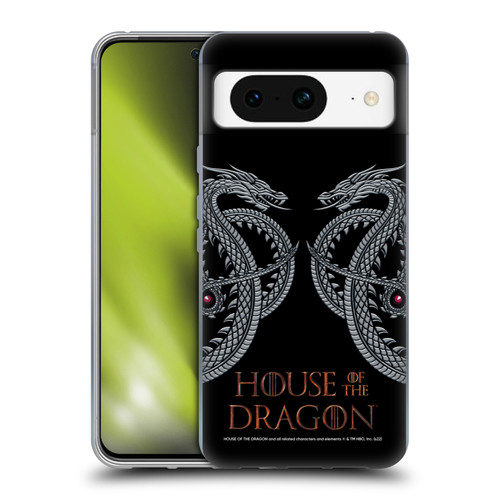 House Of The Dragon: Television Series Graphics Dragon Soft Gel Case for Google Pixel 8
