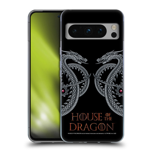 House Of The Dragon: Television Series Graphics Dragon Soft Gel Case for Google Pixel 8 Pro