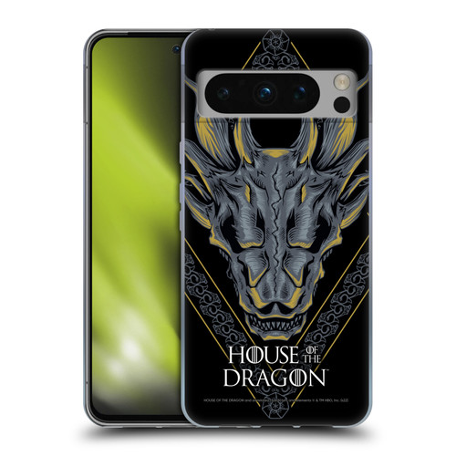 House Of The Dragon: Television Series Graphics Dragon Head Soft Gel Case for Google Pixel 8 Pro