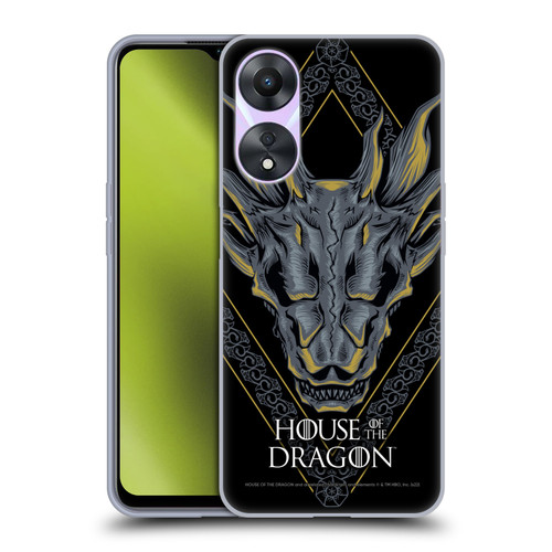 House Of The Dragon: Television Series Graphics Dragon Head Soft Gel Case for OPPO A78 4G