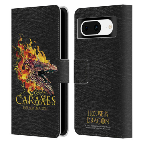 House Of The Dragon: Television Series Art Caraxes Leather Book Wallet Case Cover For Google Pixel 8