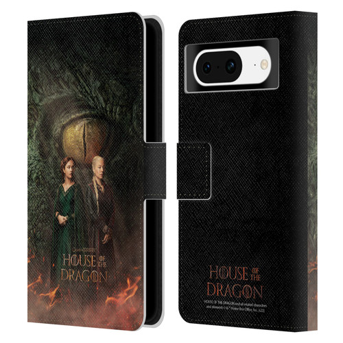 House Of The Dragon: Television Series Art Poster Leather Book Wallet Case Cover For Google Pixel 8
