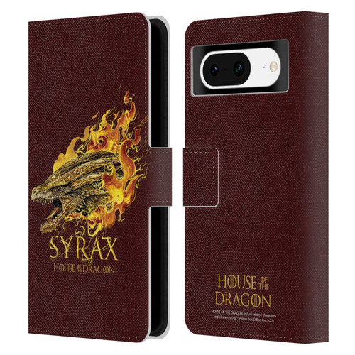 House Of The Dragon: Television Series Art Syrax Leather Book Wallet Case Cover For Google Pixel 8
