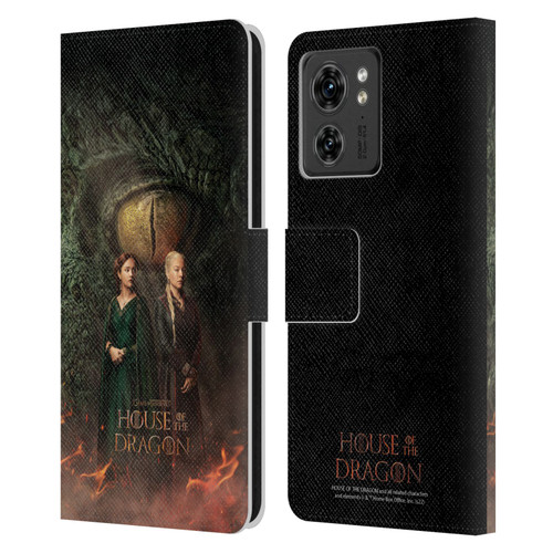 House Of The Dragon: Television Series Art Poster Leather Book Wallet Case Cover For Motorola Moto Edge 40
