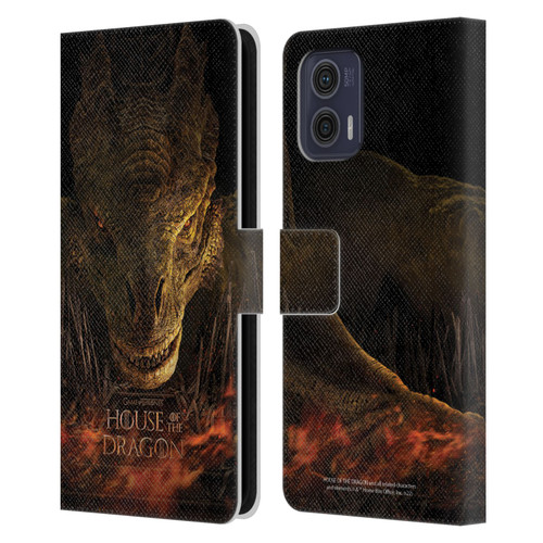 House Of The Dragon: Television Series Art Syrax Poster Leather Book Wallet Case Cover For Motorola Moto G73 5G