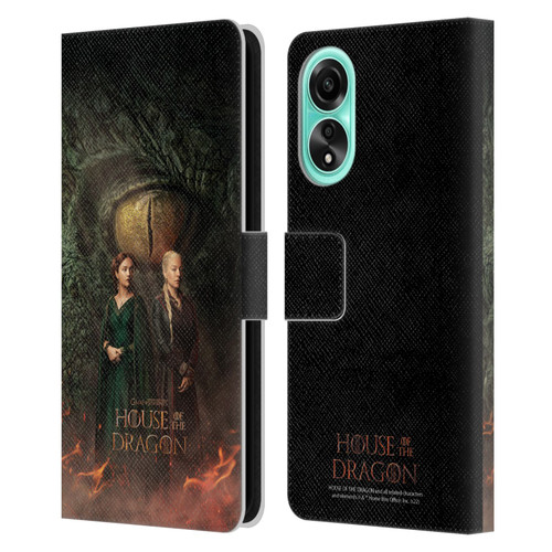 House Of The Dragon: Television Series Art Poster Leather Book Wallet Case Cover For OPPO A78 4G