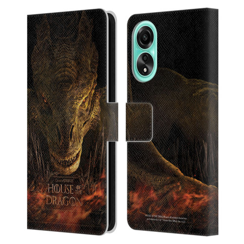 House Of The Dragon: Television Series Art Syrax Poster Leather Book Wallet Case Cover For OPPO A78 4G