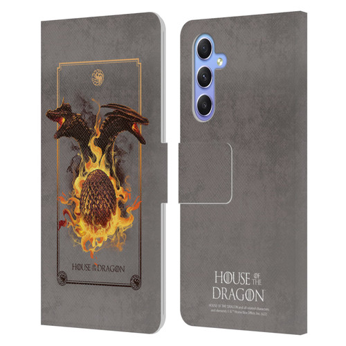House Of The Dragon: Television Series Art Syrax and Caraxes Leather Book Wallet Case Cover For Samsung Galaxy A34 5G