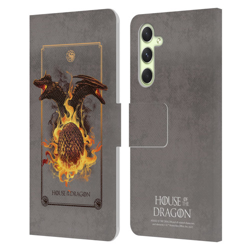 House Of The Dragon: Television Series Art Syrax and Caraxes Leather Book Wallet Case Cover For Samsung Galaxy A54 5G