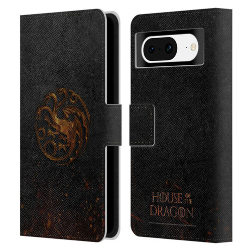 House Of The Dragon: Television Series Graphics Targaryen Emblem Leather Book Wallet Case Cover For Google Pixel 8