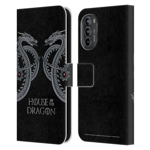 House Of The Dragon: Television Series Graphics Dragon Leather Book Wallet Case Cover For Motorola Moto G82 5G