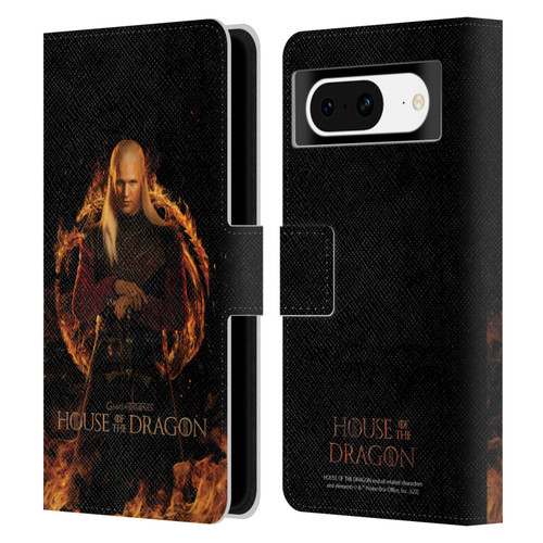House Of The Dragon: Television Series Key Art Daemon Leather Book Wallet Case Cover For Google Pixel 8