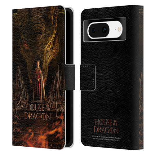 House Of The Dragon: Television Series Key Art Poster 1 Leather Book Wallet Case Cover For Google Pixel 8