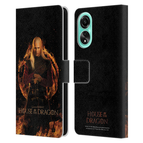 House Of The Dragon: Television Series Key Art Daemon Leather Book Wallet Case Cover For OPPO A78 5G